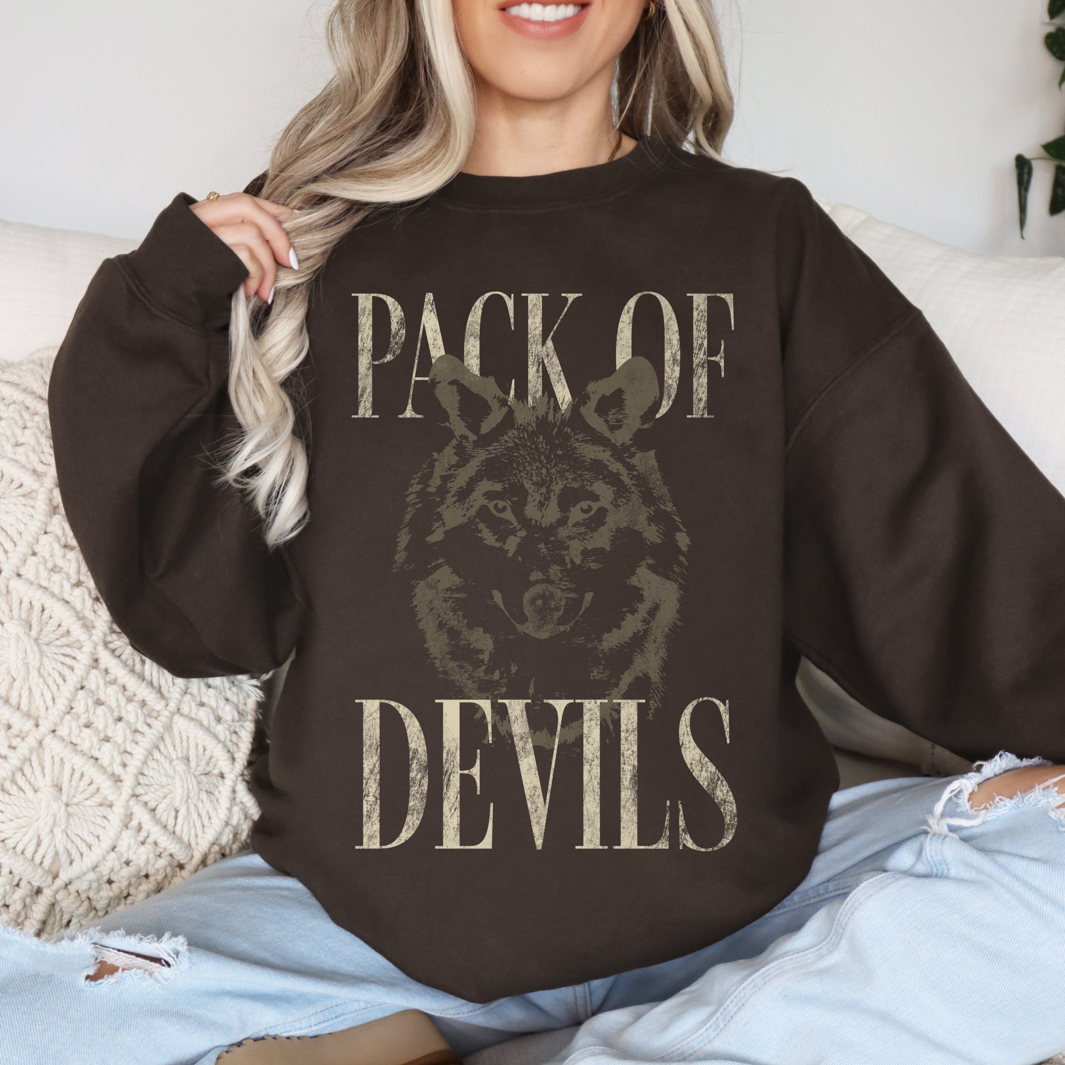 Pack Of Devils Sweatshirt | Crescent City | Sarah J Maas | Officially Licensed