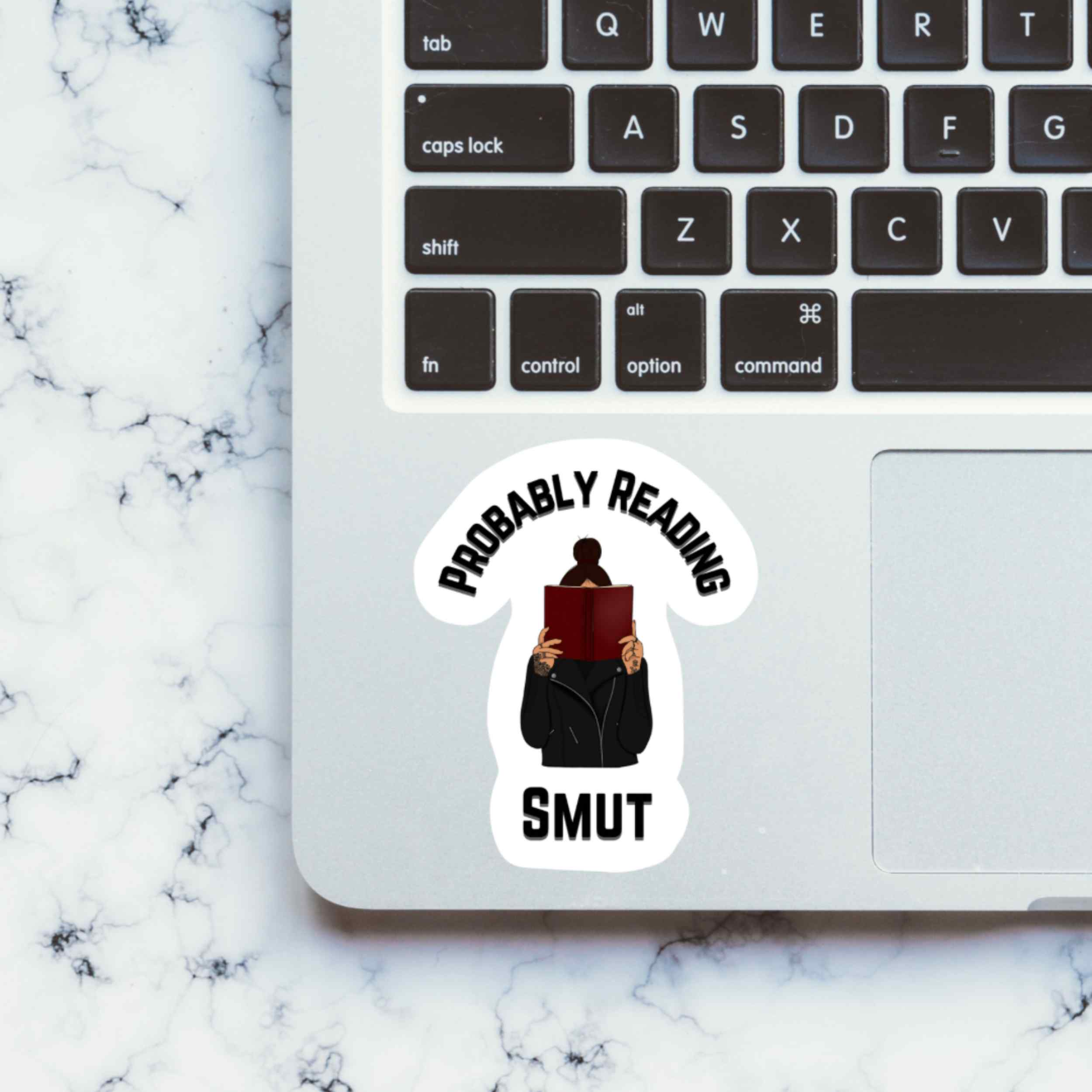 Probably Reading Smut Vinyl Sticker | Dark Romance Edition