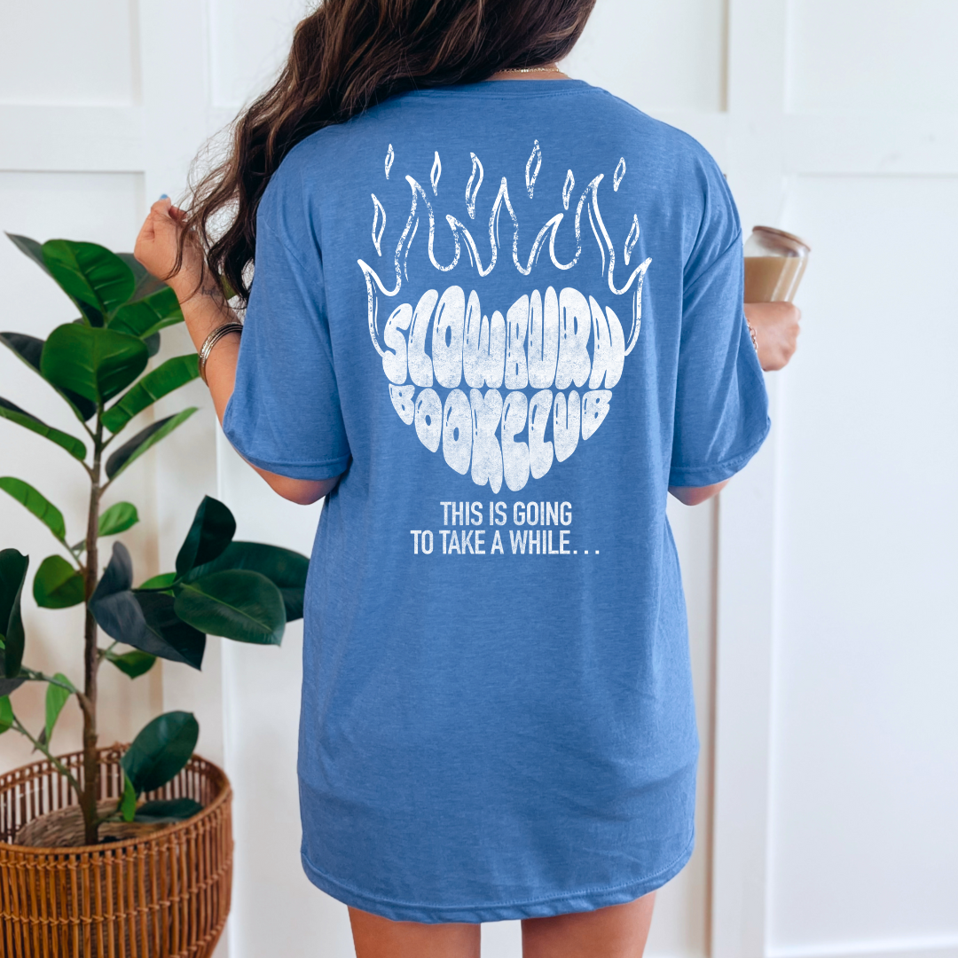 Slow Burn Book Club T-Shirt | Trope Collection