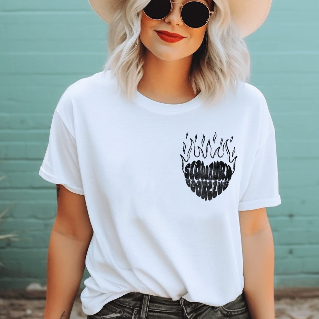 Slow Burn Book Club T-Shirt | Trope Collection