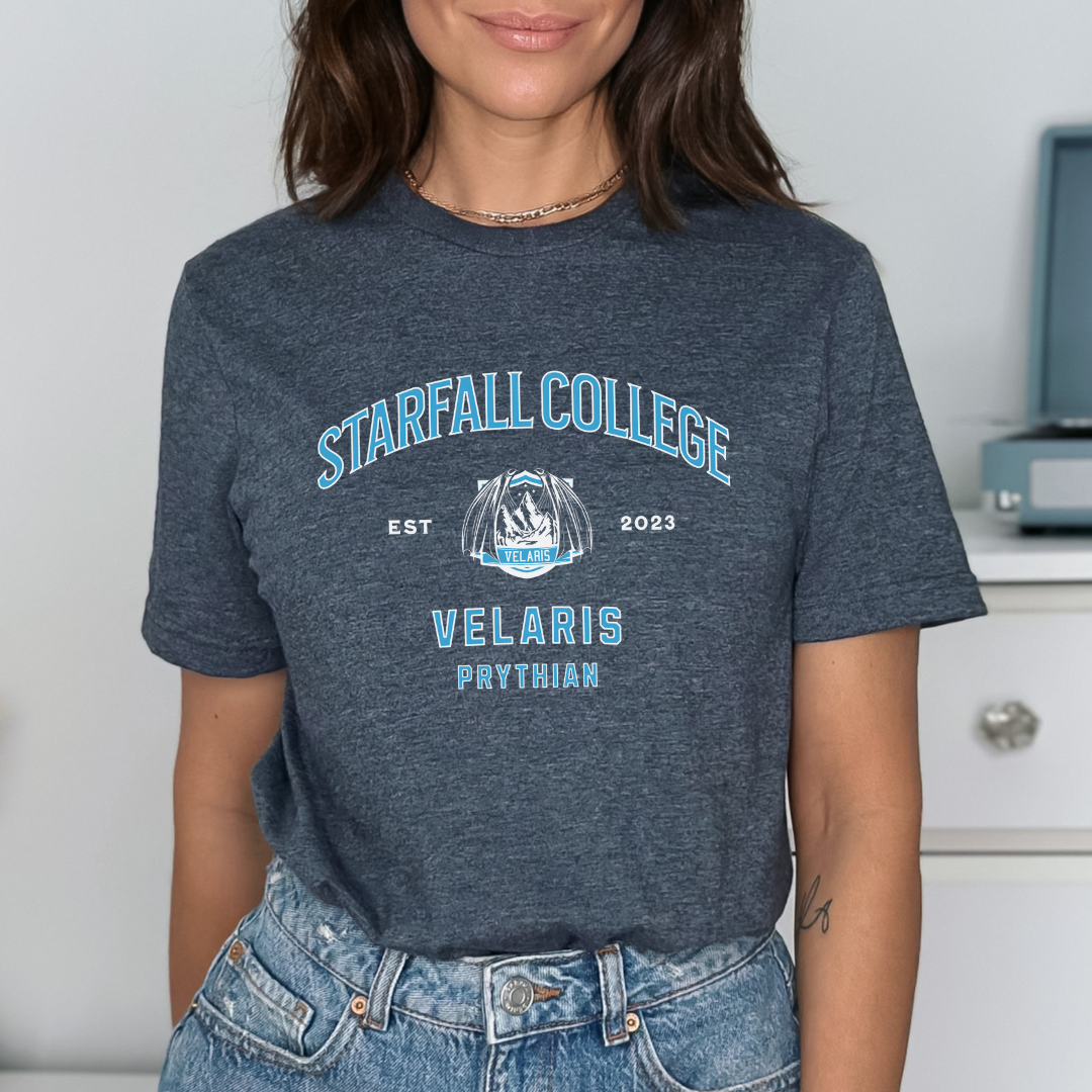 Starfall College T-Shirt | ACOTAR | Sarah J Maas | Officially Licensed