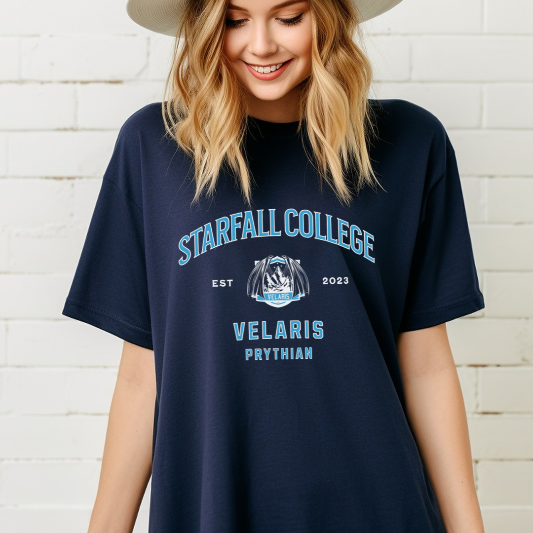 Starfall College T-Shirt | ACOTAR | Sarah J Maas | Officially Licensed