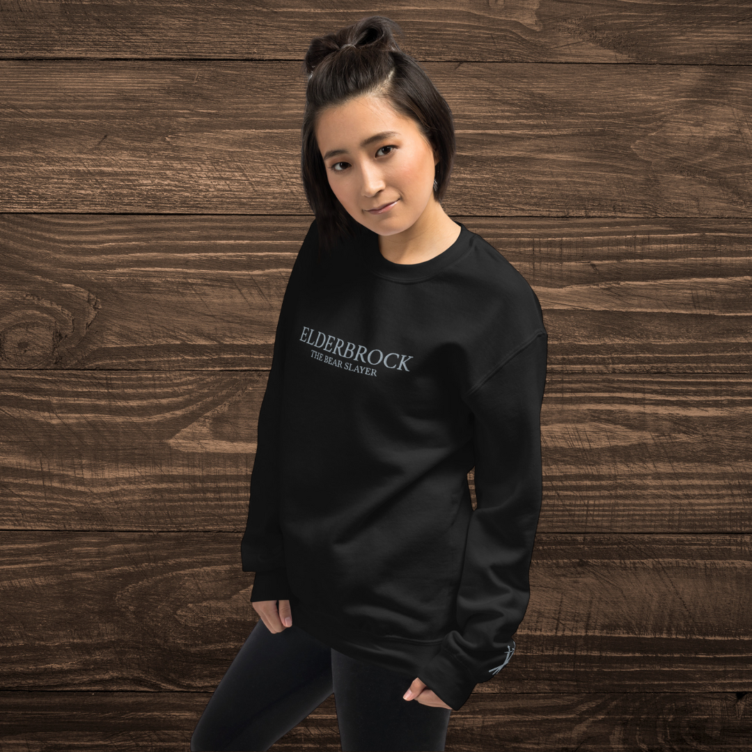 Torj Elderbrock Embroidered Sweatshirt | The Legends of Thezmarr | Helen Scheuerer | Officially Licensed