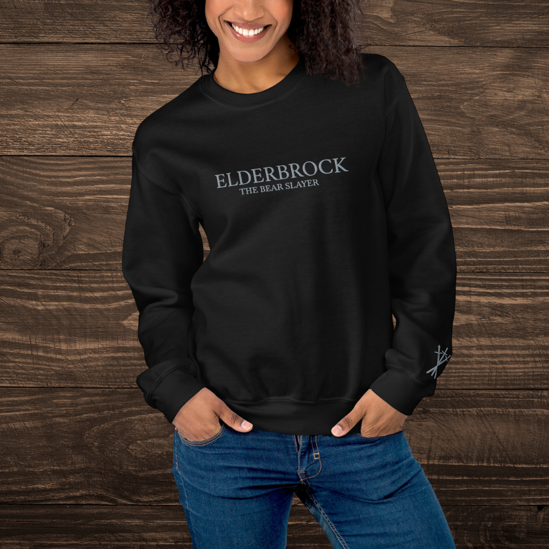 Torj Elderbrock Embroidered Sweatshirt | The Legends of Thezmarr | Helen Scheuerer | Officially Licensed