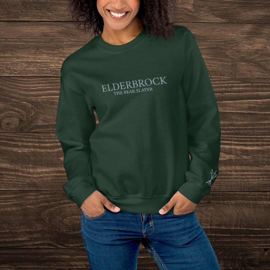 Torj Elderbrock Embroidered Sweatshirt | The Legends of Thezmarr | Helen Scheuerer | Officially Licensed