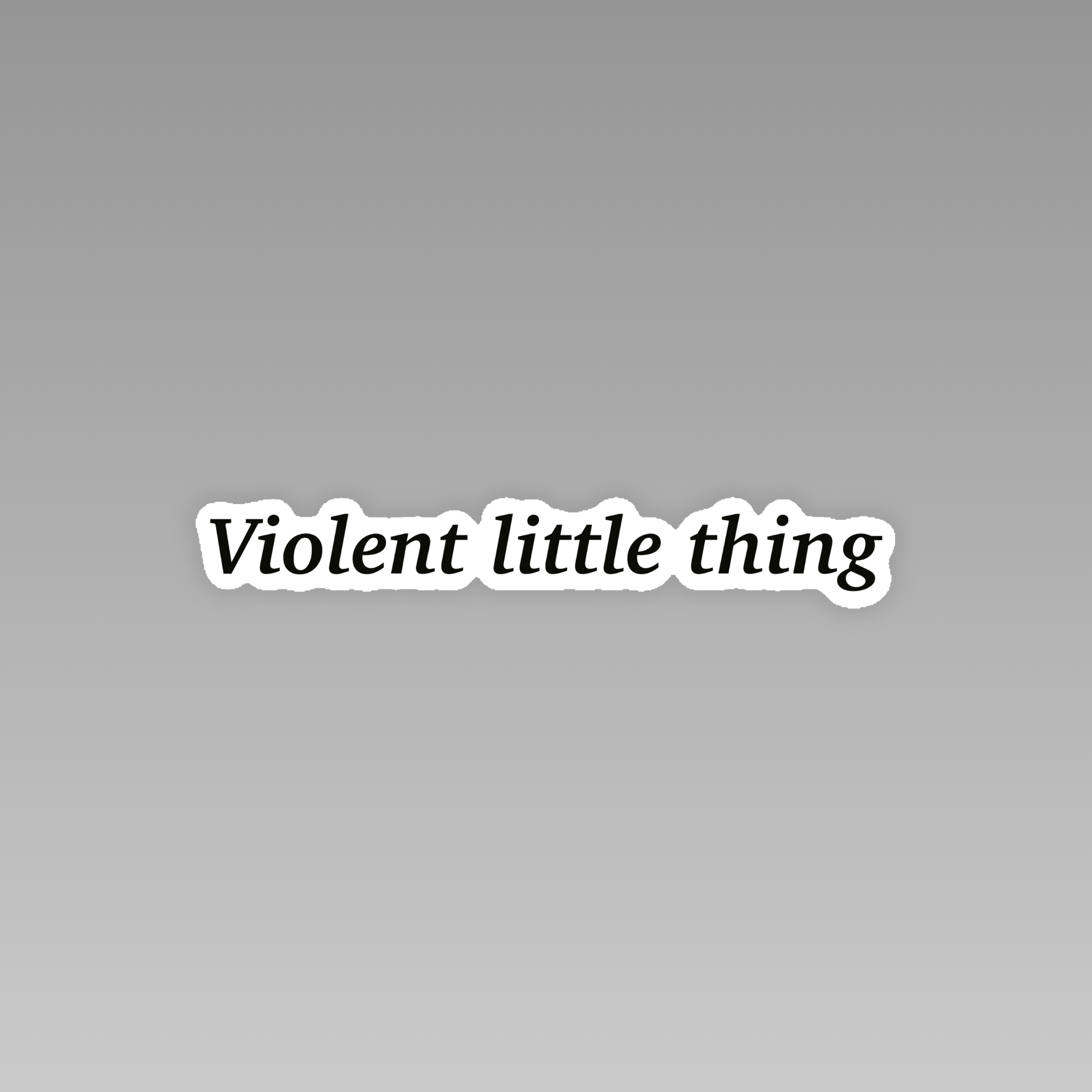 Violent Little Thing Sticker | Officially Licensed Fourth Wing