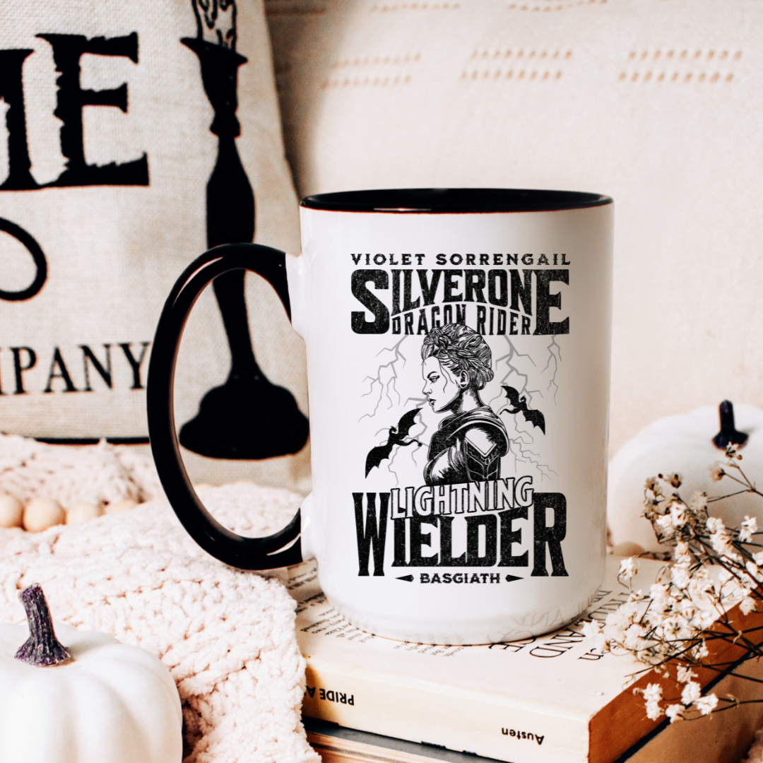 Violet Sorrengail Lightning Wielder Mug 15oz 425ml